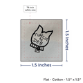 PPLR_HIDDEN_PRODUCT Print your Logo or Image on FLAT Cotton Tags