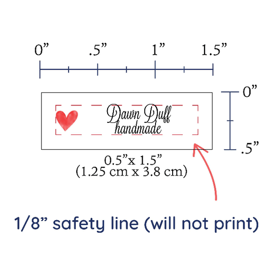 PPLR_HIDDEN_PRODUCT Tiny Heart Labels - Cotton