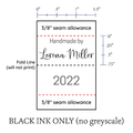 PPLR_HIDDEN_PRODUCT Medium Satin Tags - Text Only, 1.5" Ribbon