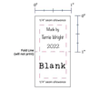 PPLR_HIDDEN_PRODUCT Small Text Labels - 3 lines - Cotton
