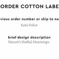 PPLR_HIDDEN_PRODUCT Reorder Previous Label Design - COTTON