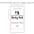 PPLR_HIDDEN_PRODUCT Sewing Icons Label Set - Satin - 1.5" wide