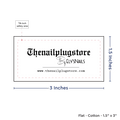 PPLR_HIDDEN_PRODUCT Print your Logo or Image on FLAT Cotton Tags