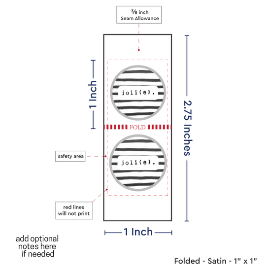PPLR_HIDDEN_PRODUCT Print Your Logo/Image on Satin Tags - 1" wide ribbon