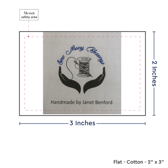 PPLR_HIDDEN_PRODUCT Print your Logo or Image on FLAT Cotton Tags