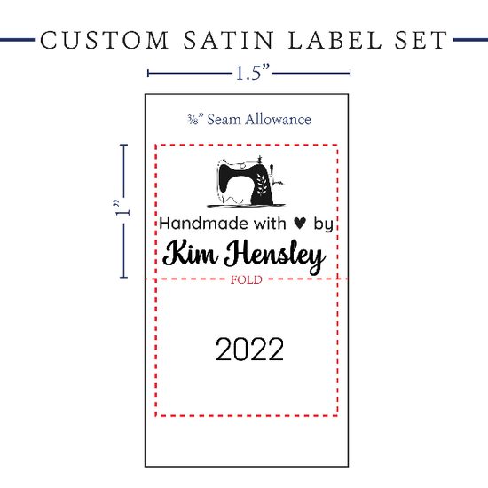PPLR_HIDDEN_PRODUCT Sewing Icons Label Set - Satin - 1.5" wide