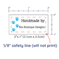 PPLR_HIDDEN_PRODUCT Paw Prints - Cotton