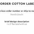 PPLR_HIDDEN_PRODUCT Reorder Previous Label Design - COTTON