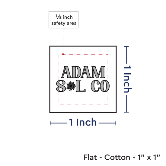 PPLR_HIDDEN_PRODUCT Print your Logo or Image on FLAT Cotton Tags