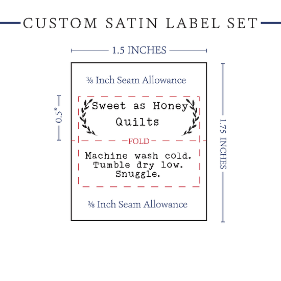 PPLR_HIDDEN_PRODUCT Small Laurel Labels - Satin - 1.5" wide