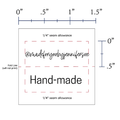 PPLR_HIDDEN_PRODUCT Tiny Text Labels - Cotton