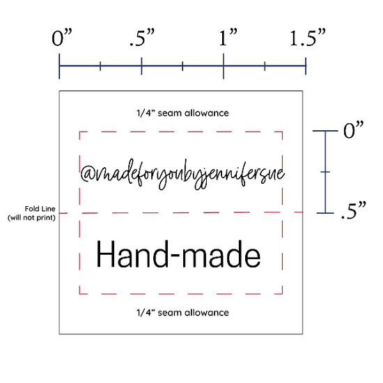 PPLR_HIDDEN_PRODUCT Tiny Text Labels - Cotton