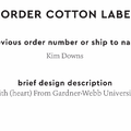 PPLR_HIDDEN_PRODUCT Reorder Previous Label Design - COTTON