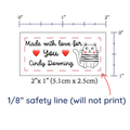 PPLR_HIDDEN_PRODUCT Cute Cat Labels - Cotton