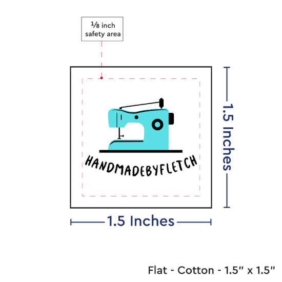 PPLR_HIDDEN_PRODUCT Print your Logo or Image on FLAT Cotton Tags
