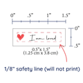 PPLR_HIDDEN_PRODUCT Tiny Heart Labels - Cotton