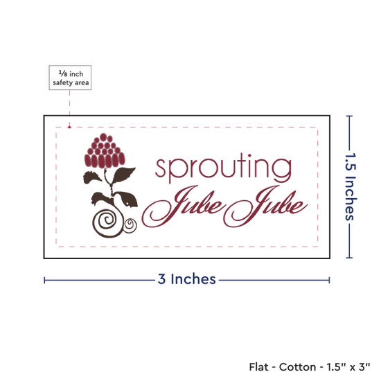 PPLR_HIDDEN_PRODUCT Print your Logo or Image on FLAT Cotton Tags