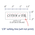 PPLR_HIDDEN_PRODUCT Tiny Text Labels - Cotton