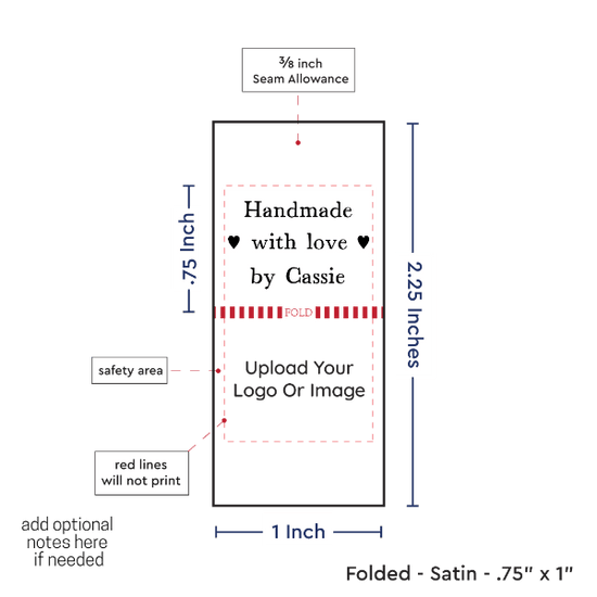 PPLR_HIDDEN_PRODUCT Print Your Logo/Image on Satin Tags - 1" wide ribbon