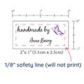 PPLR_HIDDEN_PRODUCT Butterfly Labels - Cotton