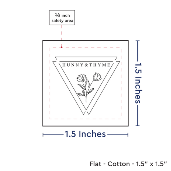 PPLR_HIDDEN_PRODUCT Print your Logo or Image on FLAT Cotton Tags