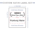 PPLR_HIDDEN_PRODUCT Small Laurel Labels - Satin - 1.5" wide