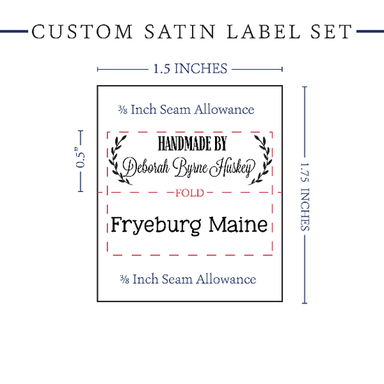 PPLR_HIDDEN_PRODUCT Small Laurel Labels - Satin - 1.5" wide