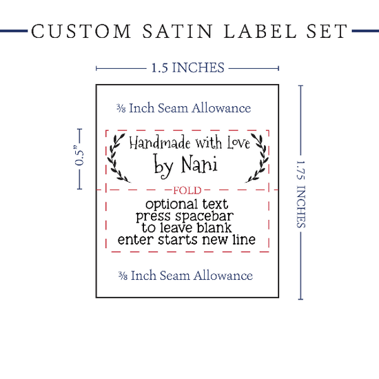 PPLR_HIDDEN_PRODUCT Small Laurel Labels - Satin - 1.5" wide