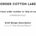PPLR_HIDDEN_PRODUCT Reorder Previous Label Design - COTTON