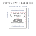 PPLR_HIDDEN_PRODUCT Small Laurel Labels - Satin - 1.5" wide
