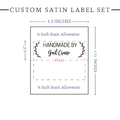 PPLR_HIDDEN_PRODUCT Small Laurel Labels - Satin - 1.5" wide