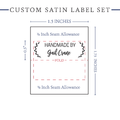 PPLR_HIDDEN_PRODUCT Small Laurel Labels - Satin - 1.5" wide