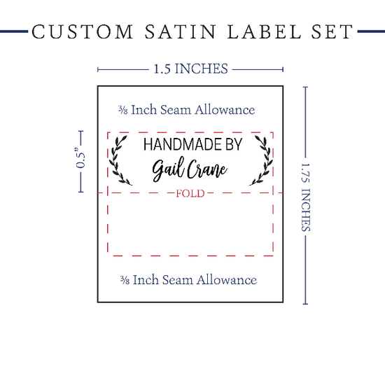 PPLR_HIDDEN_PRODUCT Small Laurel Labels - Satin - 1.5" wide