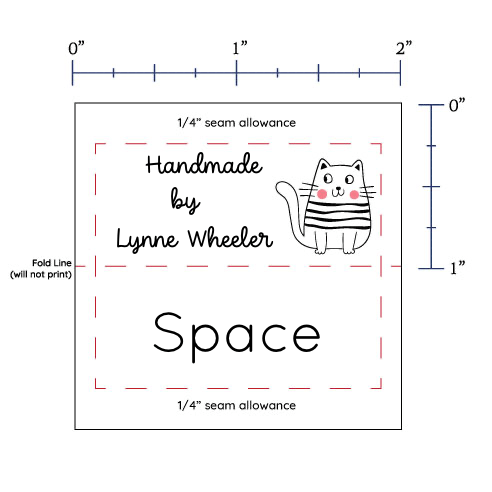 PPLR_HIDDEN_PRODUCT Cute Cat Labels - Cotton