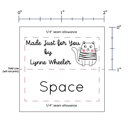 PPLR_HIDDEN_PRODUCT Cute Cat Labels - Cotton