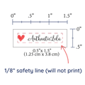 PPLR_HIDDEN_PRODUCT Tiny Heart Labels - Cotton