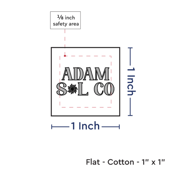 PPLR_HIDDEN_PRODUCT Print your Logo or Image on FLAT Cotton Tags