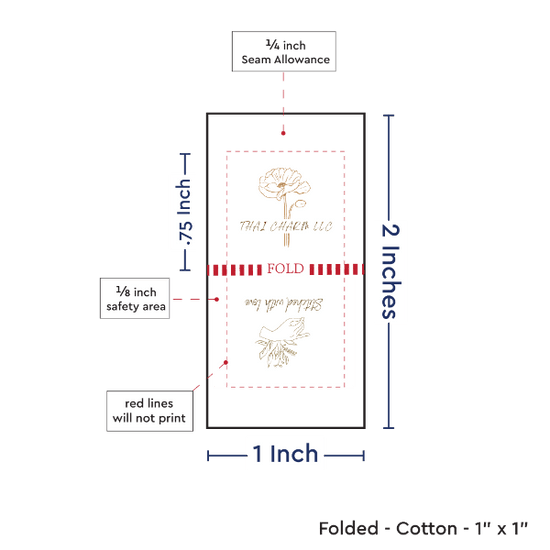 PPLR_HIDDEN_PRODUCT Print Your Logo or Image on FOLDED Cotton Tags