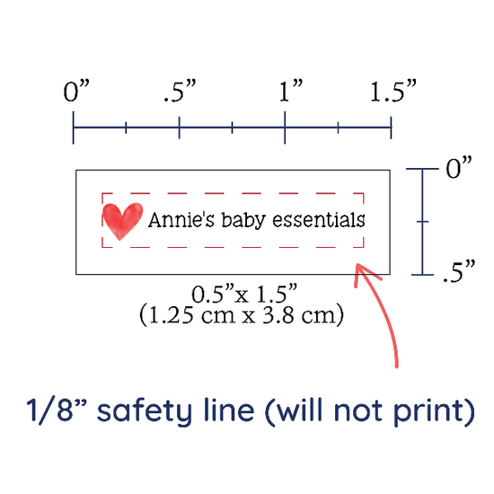 PPLR_HIDDEN_PRODUCT Tiny Heart Labels - Cotton