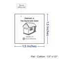 PPLR_HIDDEN_PRODUCT Print your Logo or Image on FLAT Cotton Tags