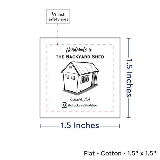 PPLR_HIDDEN_PRODUCT Print your Logo or Image on FLAT Cotton Tags
