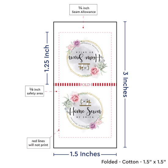 PPLR_HIDDEN_PRODUCT Print Your Logo or Image on FOLDED Cotton Tags