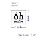 PPLR_HIDDEN_PRODUCT Print your Logo or Image on FLAT Cotton Tags