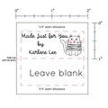 PPLR_HIDDEN_PRODUCT Cute Cat Labels - Cotton