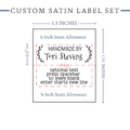 PPLR_HIDDEN_PRODUCT Small Laurel Labels - Satin - 1.5" wide