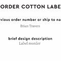 PPLR_HIDDEN_PRODUCT Reorder Previous Label Design - COTTON