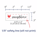 PPLR_HIDDEN_PRODUCT Tiny Heart Labels - Cotton