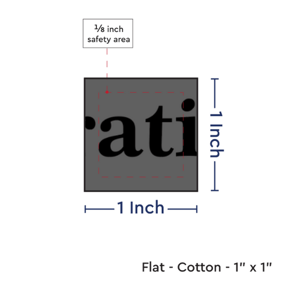 PPLR_HIDDEN_PRODUCT Print your Logo or Image on FLAT Cotton Tags