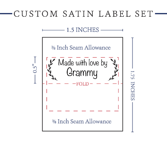 PPLR_HIDDEN_PRODUCT Small Laurel Labels - Satin - 1.5" wide