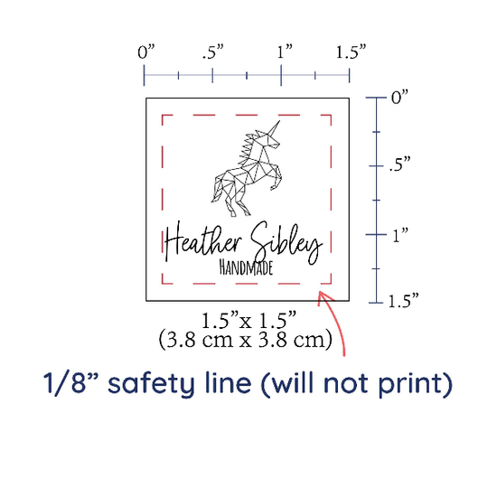 PPLR_HIDDEN_PRODUCT Geometric Unicorn - Cotton